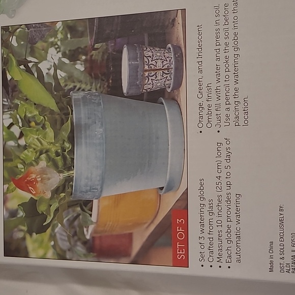 Belavi watering globes. Set of 3 - Picture 4 of 5